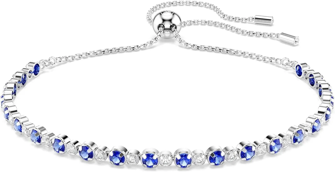 Pulsera Swarovski con Zirconias Azul y Transparentes