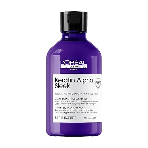L’Oréal Professionnel Keratin Alpha Sleek Champú sin sulfatos
