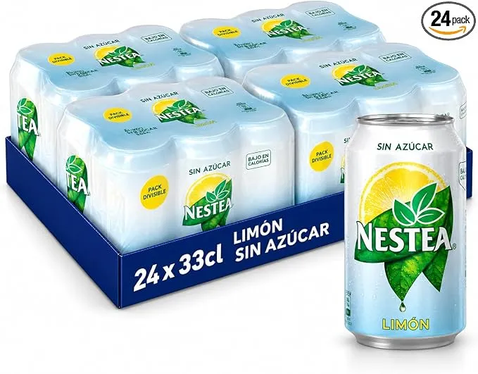 Nestea Té con Limón Zero - Pack 24 Latas (33 cl cada una)