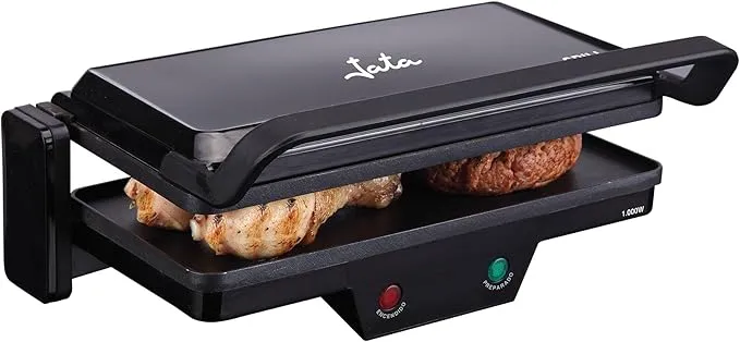 JATA GR266 - Parrilla Electrica Grill. Plancha Eléctrica 3 en 1