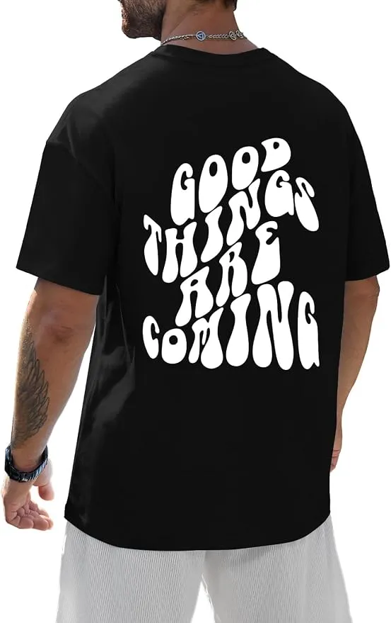 Yuson Girl Camiseta Oversize Algodón para Hombre - Estilo Verano Básico