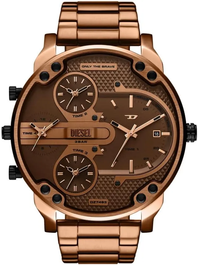 Diesel Mr. Daddy Slim DZ7493 - Reloj de Acero Inoxidable para Hombre