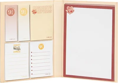 Bloc de notas Adhesivas Harry Potter - 6 tamaños diferentes notas adhesivas