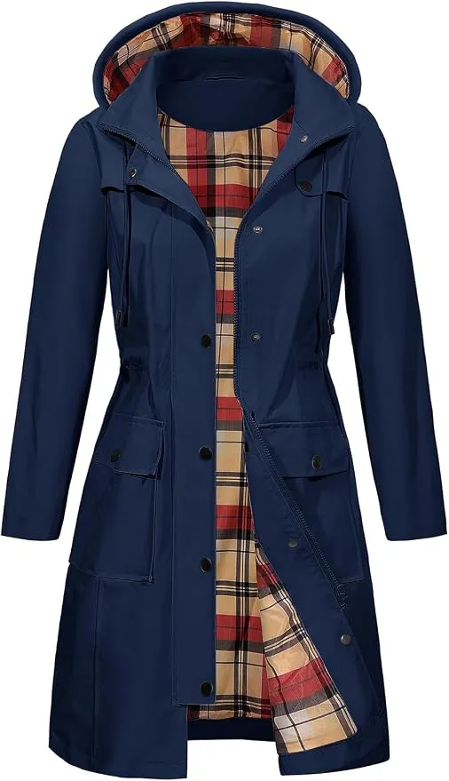 Parka Impermeable Larga Mujer heekpek