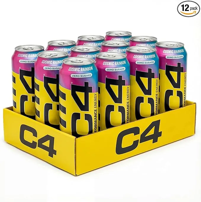 Pack C4 Performance Energy Carbonated 500ml x 12 - Energía Sin Azúcares