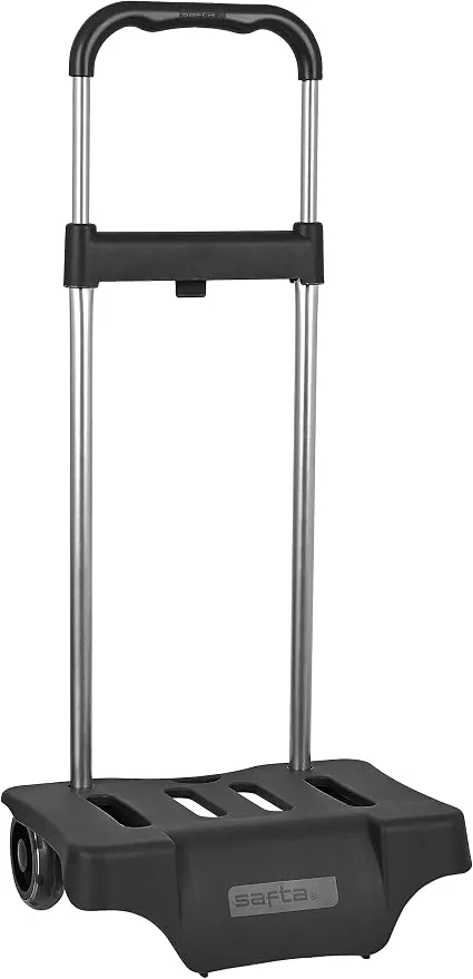 Carrito Safta SF641075905 para Mochilas Escolares - Negro, 50 cm