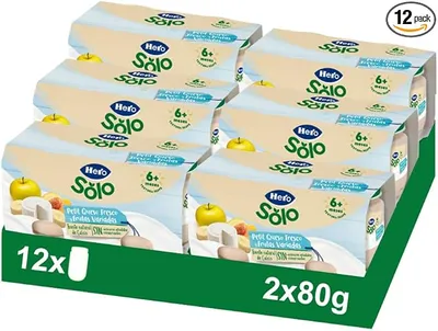 Hero Baby Tarrito Infantil - Tarritos Petit Baby Queso Fruta Variada, Fuente de calcio y vitamina C, Sin Aceite de Palma, Bebés desde 6 Meses, Ingredientes 100% naturales, 80 g (Paquete de 24)