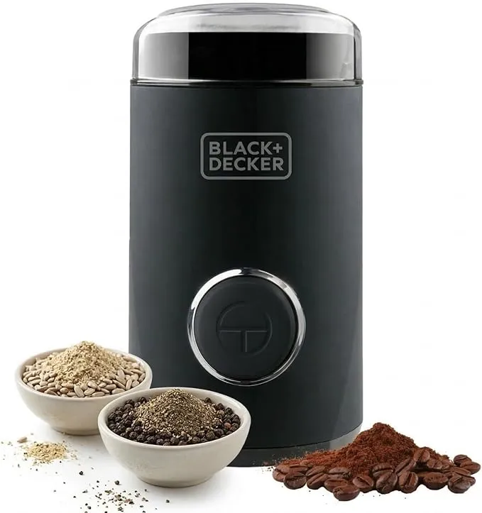 BLACK+DECKER Molinillo de Café Eléctrico Inox 150W