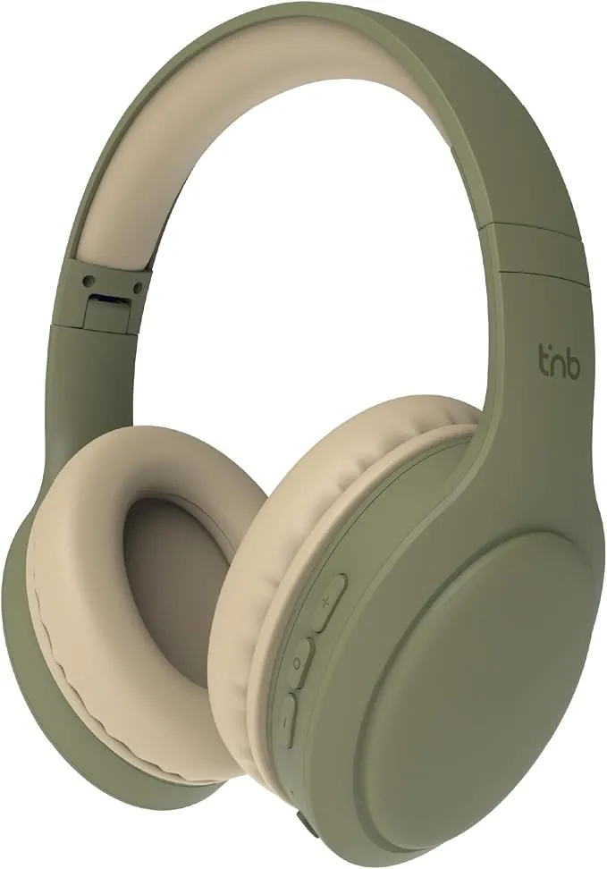 T'nB Tonality Auriculares Inalámbricos Plegables Bluetooth hasta 30 Horas - Verde