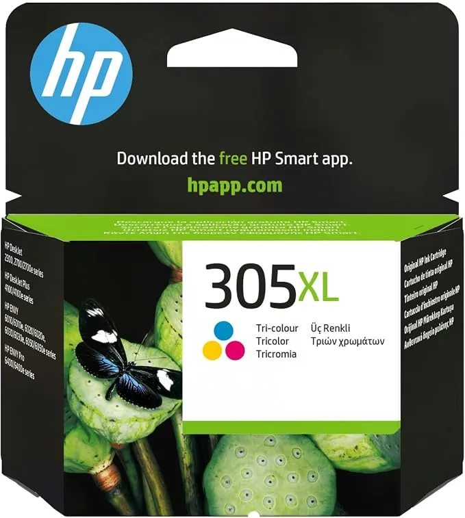 Cartucho de Tinta HP 305XL Tricolor - Gran Ahorro en Amazon