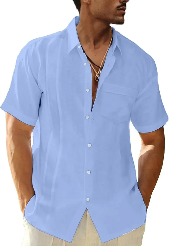 Camisa de Lino LVCBL para Hombre