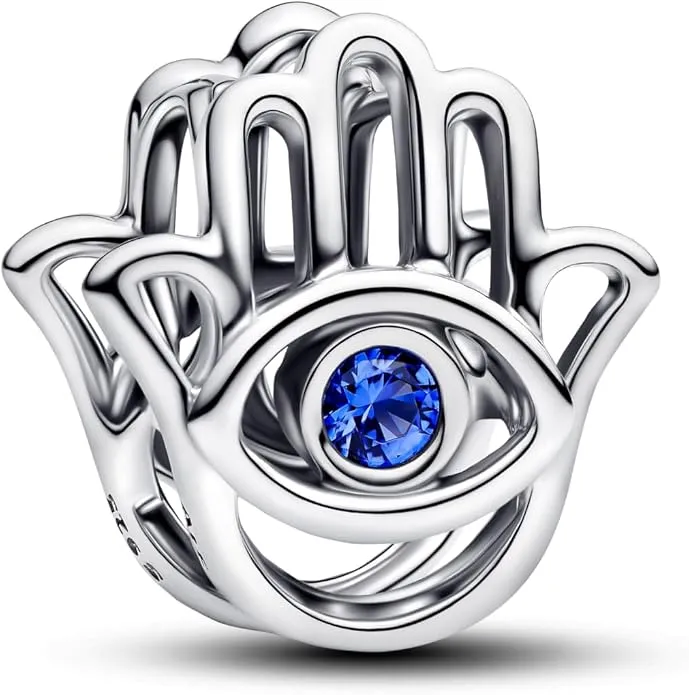 Abalorio Pandora de Plata de Ley con Cristal Artificial para Pulseras Moments