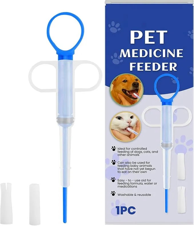 Dispensador Antiderrame Seguro para Mascotas: Facilita la Medicación