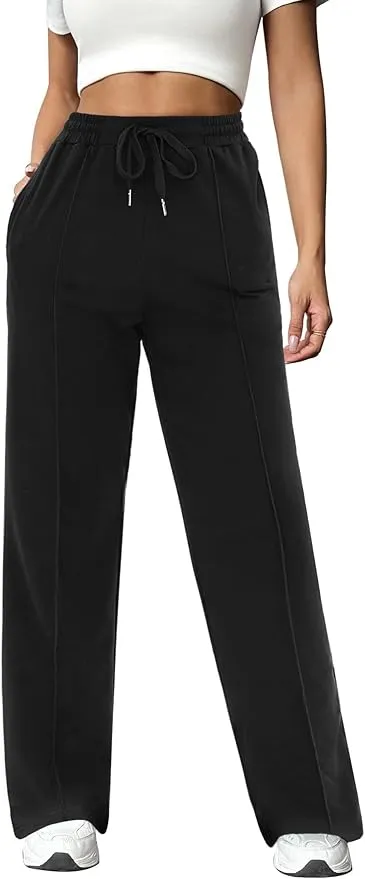 Crewhpo Pantalón Chándal Mujer Algodón