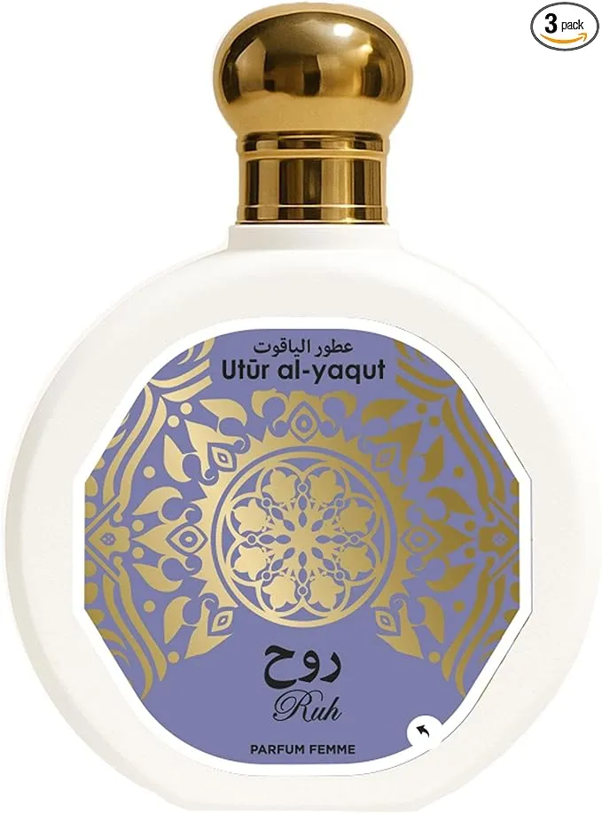 3x 100 ml Eau de Parfum Utur Al-Yaqut RUH