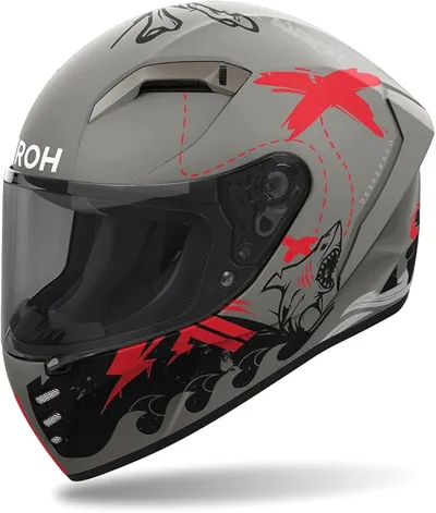 AIROH CONNOR DESPERADO ORANGE MATT XS