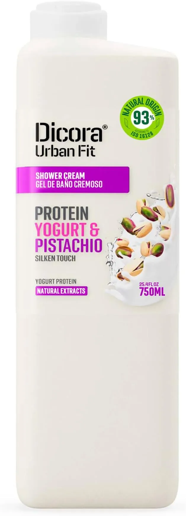 Dicora Urban Fit Gel de Baño Proteins Yogurt & Pistacho 750 ml
