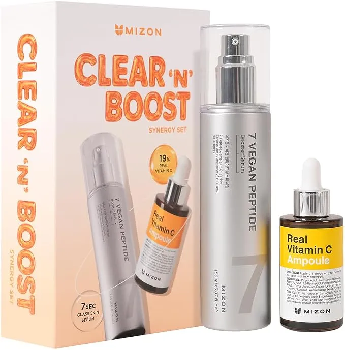 MIZON Clear'n'Boost Vitamin C Synergy Set - Rutina Coreana Facial