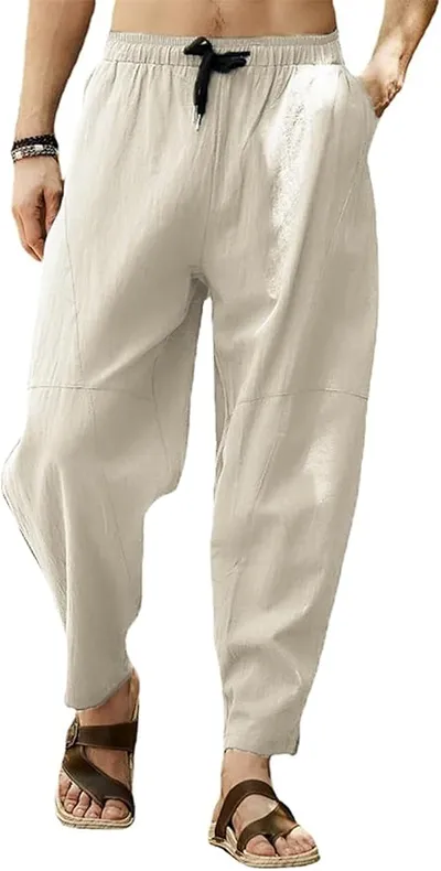 Pantalones de Lino CheChury para Hombre - Frescos y Versátiles
