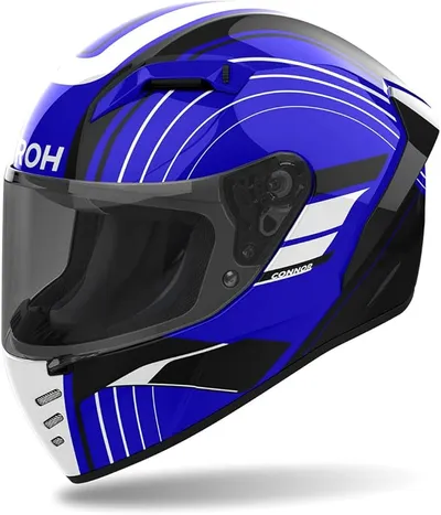 AIROH CONNOR ACHIEVE BLUE GLOSS XS