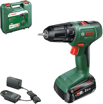 Bosch EasyDrill 18V-38 Atornillador a Batería con 1 Batería de 2.5 Ah y Maletín