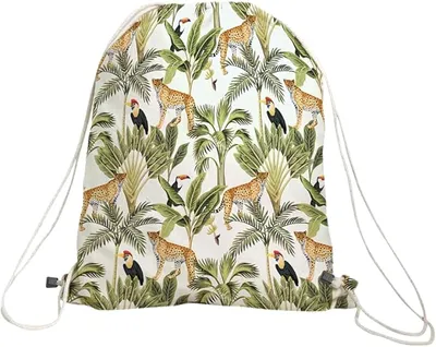 Nerthus FIH 838 mochila saco jungla con cierre de cuerda