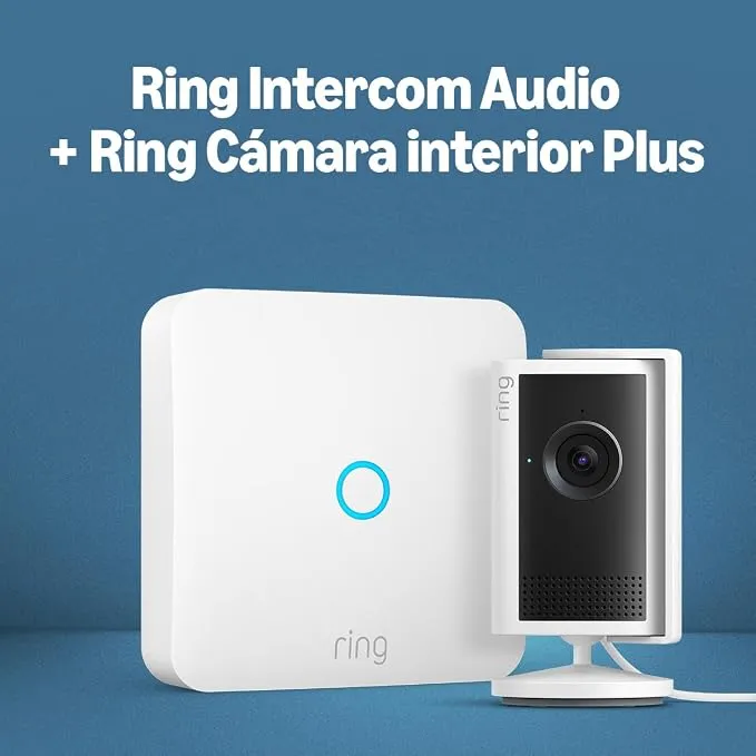 Pack Ring Intercom + Cámara Interior Plus de Amazon