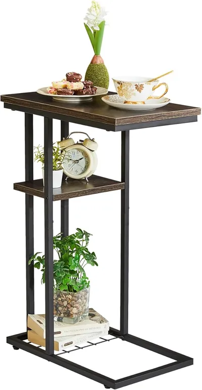 Mesa auxiliar en forma de C YMYNY