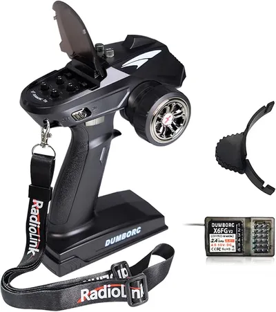 DUMBORC X6 2.4 GHz 6 Canales RC Transmisor de Radio y Receptor X6FG