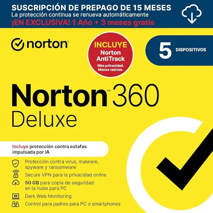 Norton 360 Deluxe + Norton AntiTrack 2026