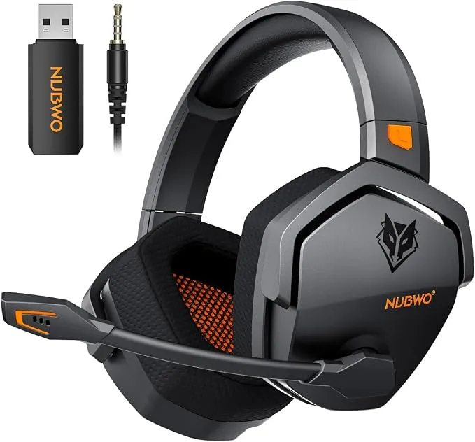 NUBWO G06 Cascos Gaming Inalámbricos Dual Mode 2.4GHz+Bluetooth 5.3
