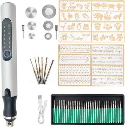 Mini lápiz de grabado eléctrico inalámbrico recargable por USB