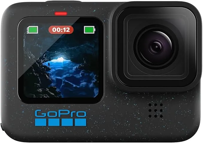 GoPro HERO12 Black - Cámara de Acción 5.3K60 HDR 27MP Resistente al Agua