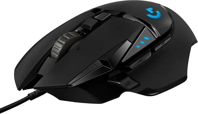 Logitech G G502 Hero Ratón Gaming de Alto Rendimiento con Cable