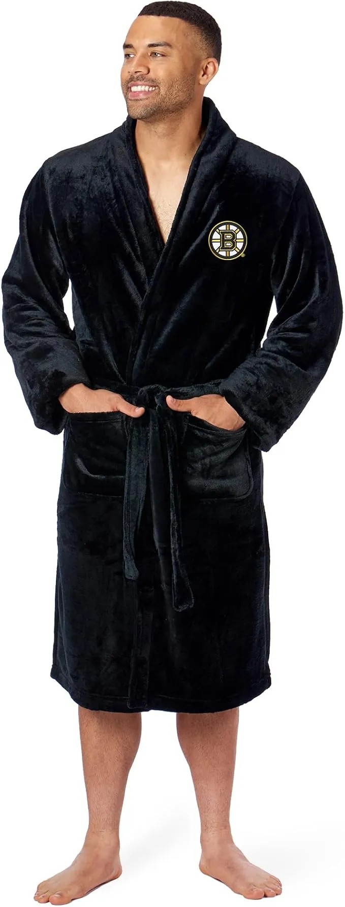 Northwest Bata de baño unisex de tacto sedoso talla L/XL