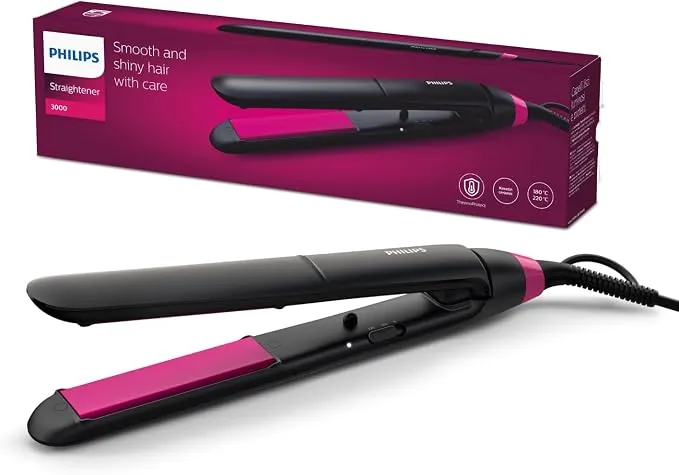 Philips Plancha Alisadora BHS375/00 con Placas de Cerámica y Queratina