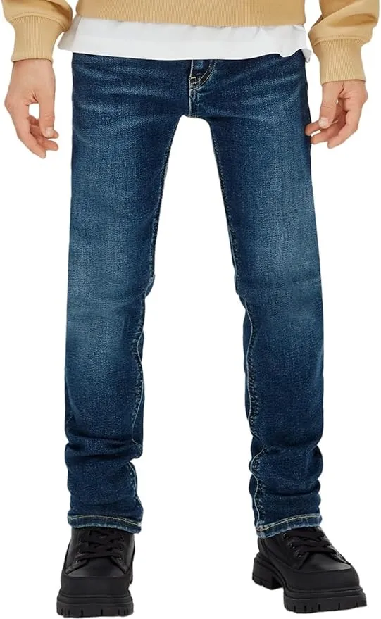 Calvin Klein Vaqueros Chicos Dark Blue Visual Slim Fit