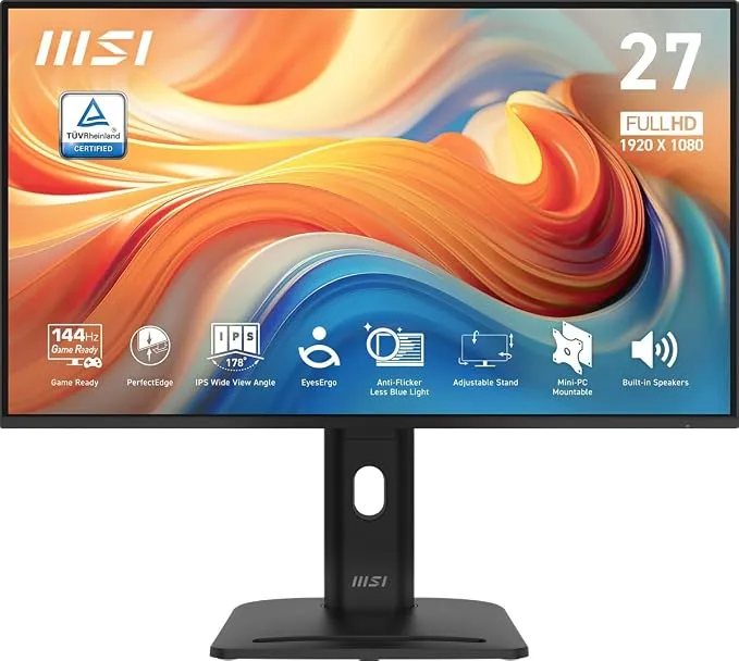 MSI Pro MP275PG E14 Monitor Profesional 27" FHD 144Hz IPS HDR