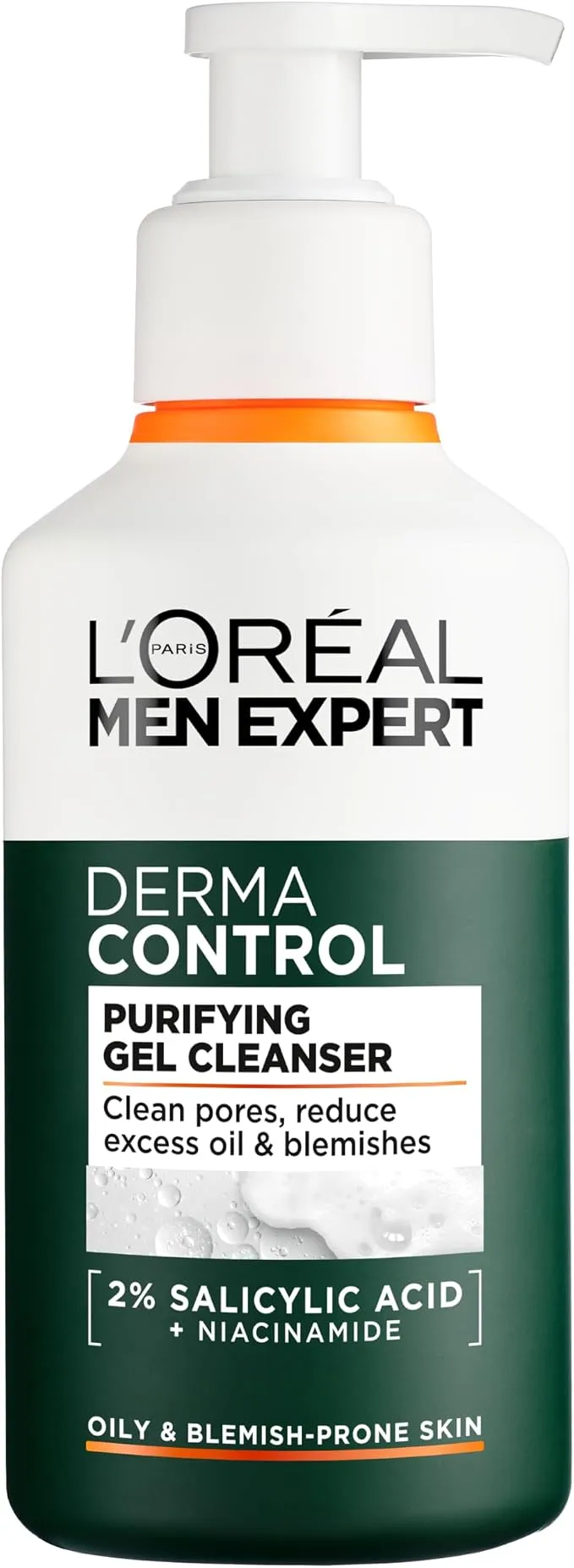 L'Oréal Paris Men Expert Gel Limpiador Facial Derma Control 260ml