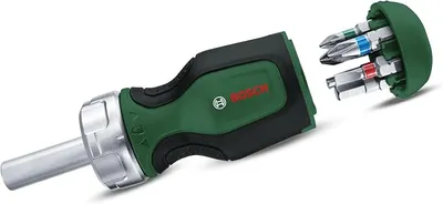 Bosch Destornillador de Trinquete Corto con 6 Puntas