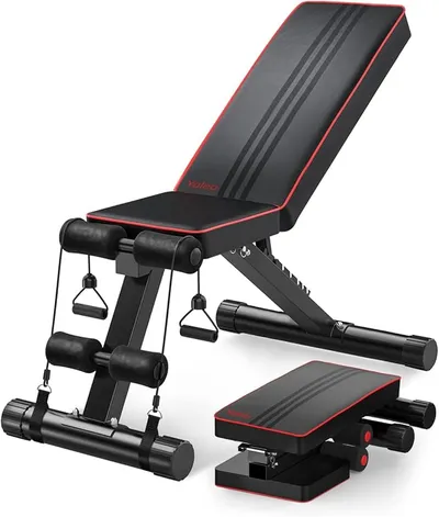 Banco YOLEO Ajustable Plegable para Entrenamiento en Casa