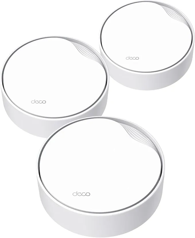 TP-Link Deco X50-PoE(3-Pack) - Sistema Wi-Fi 6 Mesh Doble Banda AX3000 con PoE