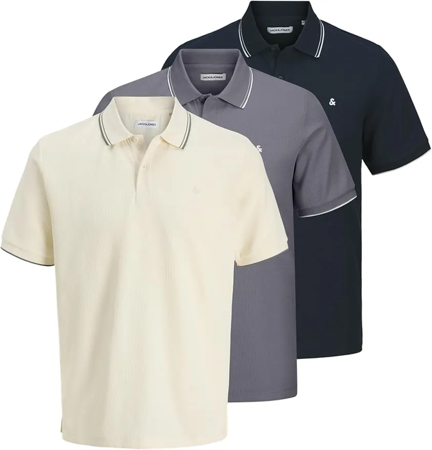 Pack de 3 Polos para Hombre - JACK & JONES