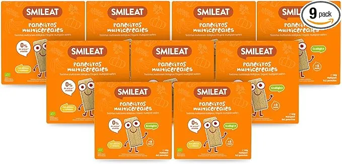Smileat Panecitos Multicereales Pack 9x60g (8+ Meses)