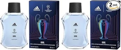 Pack 2x Adidas UEFA Goal Eau de Toilette 100 ml para Hombre