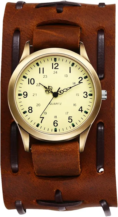 OIDEA Reloj Analógico de Cuarzo Steampunk
