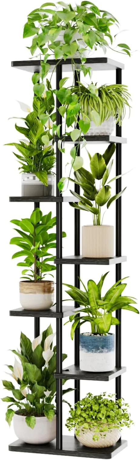 Soporte de metal Bamworld para plantas de 7 niveles