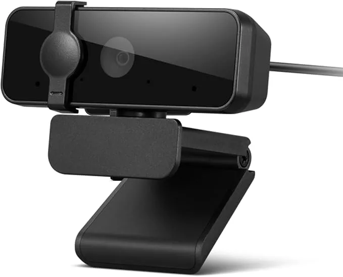 Lenovo 310 FHD Webcam USB con Doble Micrófono y Amplio Campo de Visión