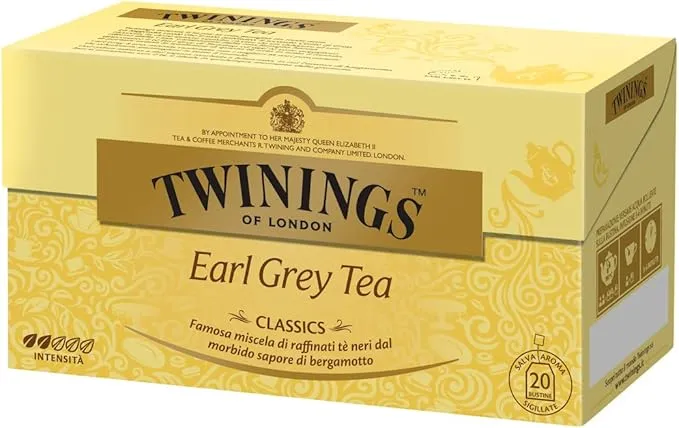 Twinings Té Earl Grey, 20 sobres
