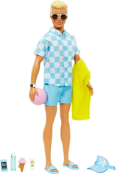 Muñeco Ken de Barbie con Atuendo de Playa